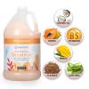 imageGinger Lily Farms Botanicals Moisturizing Shampoo for All Hair Types Coco Mango 100 Vegan ampamp CrueltyFree Coconut Mango Scent 1 Gallon 128 fl oz Refill128 Fl Oz Pack of 4
