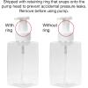 imageGinger Lily Farms Foaming Soap Dispenser Refillable Plastic Pump Bottles for Liquid Hand Soap 12 oz Clear Bottle with White Pump 2Pack15 Oz Clear
