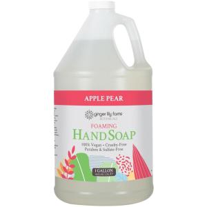 imageGinger Lily Farms Botanicals AllPurpose Foaming Hand Soap Refill 100 Vegan ampamp CrueltyFree Lavender Chamomile Scent 1 Gallon 128 Fl OzApple Pear