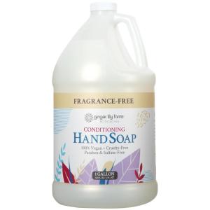 imageGinger Lily Farms Botanicals AllPurpose Liquid Hand Soap Refill Fragrance Free 100 Vegan ampamp CrueltyFree 1 Gallon128 Ounce Pack of 1