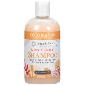 imageGinger Lily Farms Botanicals Moisturizing Shampoo for All Hair Types Coco Mango 100 Vegan ampamp CrueltyFree Coconut Mango Scent 1 Gallon 128 fl oz Refill12 Fl Oz Pack of 1