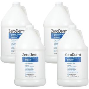 imageGinger Lily Farms Botanicals ZeroDerm Advanced Therapy Moisturizing Conditioner for All Hair Types 100 Vegan CrueltyFree Fragrance Free 1 Gallon Refill Pack of White Unscented 4 Count Pack of 4128 Fl Oz Pack of 4