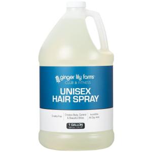 imageGinger Lily Farms Club ampamp Fitness Unisex Hair Spray 100 Vegan and CrueltyFree 1 GallonSpray Gallon