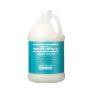 imageGinger Lily Farms Salon Formula 100 Pure Morocco Argan Oil Body Wash for All Skin Types 100 Vegan ampamp CrueltyFree 1 Gallon Refill Pack of 4128 Fl Oz Pack of 1