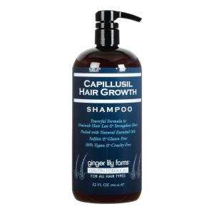 imageGinger Lily Farms Salon Formula Capillusil Hair Growth Shampoo for All Hair Types 100 Vegan ampamp CrueltyFree 32 Fl Oz