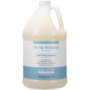 imageGinger Lily Farms Salon Formula VaVa Volume Pro Volumizing Shampoo for Fine Hair 100 Vegan ampamp CrueltyFree 1 Gallon 128 fl oz Refill