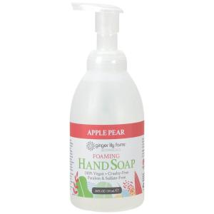 imageGinger Lily Farms Botanicals AllPurpose Foaming Hand Soap Refill 100 Vegan amp CrueltyFree Vanilla Sugar Bliss Scent 1 Gallon 128 fl ozApple Pear