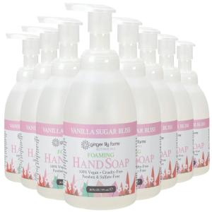 imageGinger Lily Farms Botanicals AllPurpose Foaming Hand Soap Refill 100 Vegan amp CrueltyFree Vanilla Sugar Bliss Scent 1 Gallon 128 fl ozVanilla Sugar Bliss