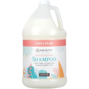 imageGinger Lily Farms Botanicals Moisturizing Shampoo for All Hair Types Champagne Mimosa 100 Vegan amp CrueltyFree Citrus Blend Scent 1 Gallon 128 fl oz RefillApple Pear