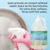 imageGinger Lily Farms Botanicals PlantBased Foaming Spray Dish Soap Concentrated Formula with Max Grease Cleaning Power CrueltyFree Basil Scent 1 Gallon Pack of 4Basil