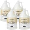 imageGinger Lily Farms Club amp Fitness Nourishing Body Wash 100 Vegan amp CrueltyFree Bath amp Shower Gel for Men and Women Fragrance Free 1 Gallon Pack of 4Fragrance Free