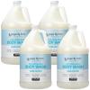 imageGinger Lily Farms Club amp Fitness Nourishing Body Wash 100 Vegan amp CrueltyFree Bath amp Shower Gel for Men and Women Fragrance Free 1 Gallon Pack of 4Rain Water