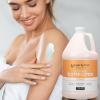 imageGinger Lily Farms Club amp Fitness Soothing Butter Lotion for Dry Skin 100 Vegan amp CrueltyFree Ocean Breeze Scent 1 Gallon Pack of 4Citrus