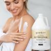 imageGinger Lily Farms Club amp Fitness Soothing Butter Lotion for Dry Skin 100 Vegan amp CrueltyFree Ocean Breeze Scent 1 Gallon Pack of 4Unscented