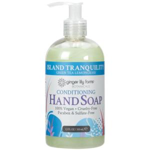 imageGinger Lily Farms Botanicals Conditioning Liquid Hand Soap Refill 100 Vegan amp CrueltyFree Whispering Rose Scent 1 Gallon 128 fl ozIsland Tranquility