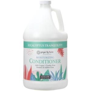 imageGinger Lily Farms Botanicals Moisturizing Conditioner for Dry Hair 100 Vegan amp CrueltyFree Apple Pear Scent 1 Gallon Pack of 4Eucalyptus Tranquility