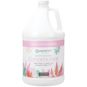 imageGinger Lily Farms Botanicals Moisturizing Conditioner for Dry Hair 100 Vegan amp CrueltyFree Apple Pear Scent 1 Gallon Pack of 4Vanilla Sugar Bliss