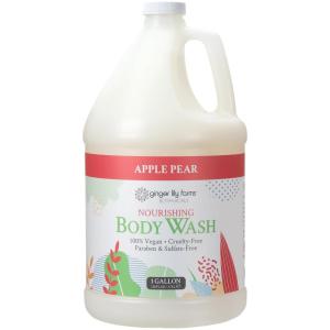 imageGinger Lily Farms Botanicals Nourishing Body Wash Eucalyptus Tranquility 100 Vegan amp CrueltyFree 1 Gallon 128 fl oz RefillApple Pear