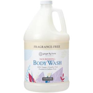 imageGinger Lily Farms Botanicals Nourishing Body Wash Eucalyptus Tranquility 100 Vegan amp CrueltyFree 1 Gallon 128 fl oz RefillFragrance Free