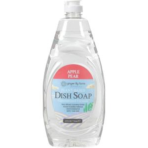 imageGinger Lily Farms Botanicals PlantBased Liquid Dish Soap Concentrated Formula with Max Grease Cleaning Power CrueltyFree Apple Pear Scent 24 Fl OzApple Pear
