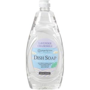 imageGinger Lily Farms Botanicals PlantBased Liquid Dish Soap Concentrated Formula with Max Grease Cleaning Power CrueltyFree Apple Pear Scent 24 Fl OzLavender Chamomile