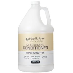 imageGinger Lily Farms Club amp Fitness Moisturizing Conditioner for Dry Hair 100 Vegan amp CrueltyFree Fragrance Free 1 Gallon Pack of 4Fragrance Free