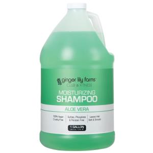imageGinger Lily Farms Club amp Fitness Moisturizing Shampoo for All Hair Types 100 Vegan amp CrueltyFree Rain Water Scent 1 Gallon Pack of 4Aloe Vera