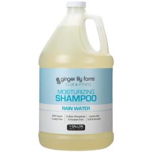 imageGinger Lily Farms Club amp Fitness Moisturizing Shampoo for All Hair Types 100 Vegan amp CrueltyFree Rain Water Scent 1 Gallon Pack of 4Rain Water