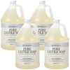 image:imageGinger Lily Farms Botanicals Pure Castile Liquid Soap Refill Peppermint Scent 1 Gallon AllPurpose Cleaner for Body Face Hair Dishes Laundry amp Pets 100 Vegan amp CrueltyFree Pack of 4Fragrance Free