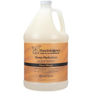image:imageGinger Lily Farms Botanicals Shea Indulgence Deep Hydration Body Wash 100 Vegan amp CrueltyFree Lavender Chamomile Scent 1 Gallon 128 fl oz RefillCoco Mango